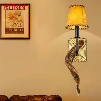 RONIN Moderné Živice Nástenné Svietidlo LED Tvorivé Ox Horn Sconces Svetlá Pre Domáce Obývacej Izby, Spálne, Chodby, Dekor