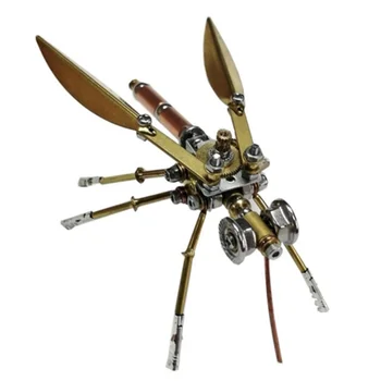 DIY Steampunk Mechanické Hmyzu Kovové Montáž Komár Model Súpravy, Ručné 3D Puzzels Hračka pre Deti, Dospelých darček