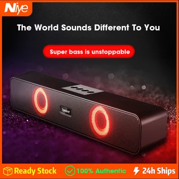 Dlho Soundmaster Subwoofer, Bluetooth Reproduktor Počítač, TV Karta, Zvuková Svetelná Farebné Svetlá, Stereo Surround Zvuk Kvality
