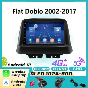 2 Din autorádia Android pre 7Inch FIAT Doblo 2002-2017 Stereo 4G Multimediálny Prehrávač Vedúci Jednotky Navigáciu Autoradio Carplay Auto