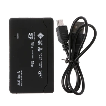 Y1UB USB Multi-Card Reader, SD/TF/CF/Micro SD/XD/MS Fast Memory Card Reader/Writer