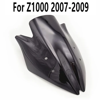 Pre Z1000 2007-2008-2009 čelné Sklo Čierne priehľadné Kvalitné Vietor Deflectore Čelné sklo Spojler