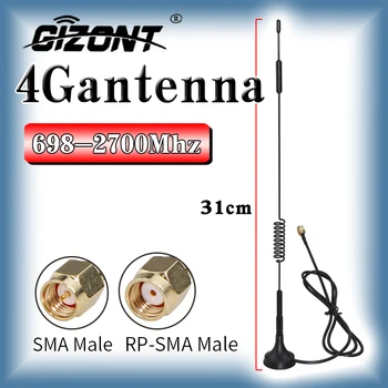 3G, 4G High Gain Bulík Antény Antény 12DBI 1/3/5/8 metrov Predlžovacieho Kábla SMA Samec Konektor Pre CDMA/GPRS/GSM/LTE/