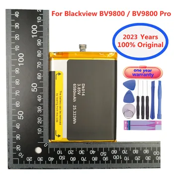 Pôvodné DK014 BV9800 Batérie 6580mAh Pre Blackview BV9800 / BV9800 Pro BV9800Pro Vysokej Kvality Telefónne kontakty batérie+Sledovacie číslo