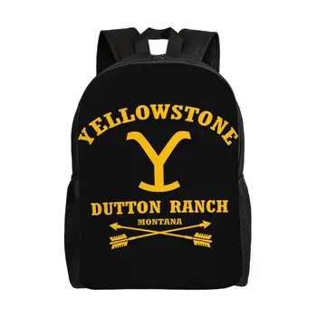 Yellowstone Dutton Ranč Batoh pre Ženy, Mužov, Vode Odolný College School Bag Tlač Bookbags