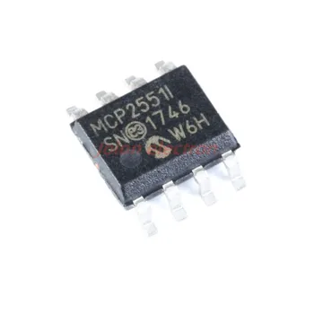 5 KS úplne nové MCP2551-I/SN zabalený SOIC-8 high-speed MÔŽE vysielač čip