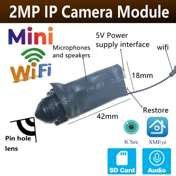 DIY IP Kamera Modul Mini Wifi Modul Malé Icsee Xmeye Sdk 1080P Bezdrôtový PCB Bezpečnosti P2P obojsmerné Audio Priemyselné Smart Cloud
