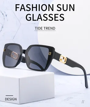 2023 Nové Námestie slnečné Okuliare Ženy, Mužov, Luxusné Značky Kovové Dutý List Slnečné Okuliare Dámy Okuliare UV400 Dievčatá Oculos De Sol Gafas