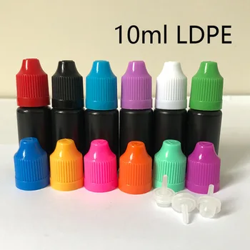 2500 KS 10 ML eyedrop fľaša na olej fľaše LDPE naplniteľné e kvapalné fľaša s farbou spp