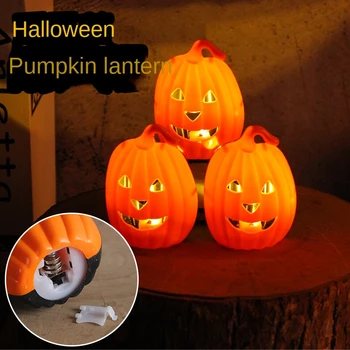 Nové Halloween Jack-o-lantern Dekorácie 2023 Deti Ručné Tekvica Svietidlo Svietiace Tekvice Vedro Prop Dekorácie