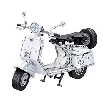 High-tech Motocykel Montáž Bloky s Malými Časticami pre Deti a Batoľatá .Dropship