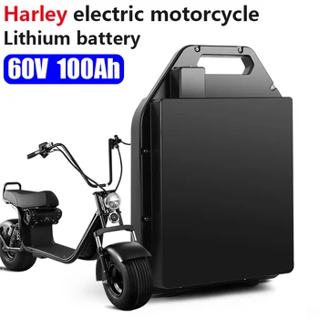 Harley elektrické auto, lítiové batérie, nepremokavé 18650 Batérie 60V 100Ah pre dve Kolieska Skladacia citycoco elektrický skúter bicykli