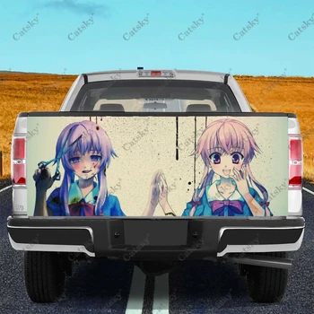 Budúcnosť Denník Yuno Gasai Auto Chvost batožinového priestoru Chrániť Vinly Nálepky Odtlačkový Auta, Kapota celého Tela Dekorácie-Nálepky na SUV Off-road Pickup