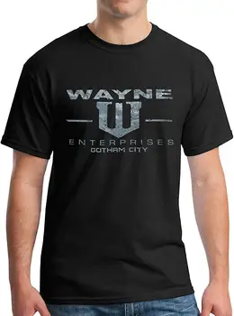 Wayne Enterprises T-Shirt - Vintage Kovové Striebro Tlač 2019 Módne 100% Bavlna Slim Fit Top Solid Color Company, T Košele