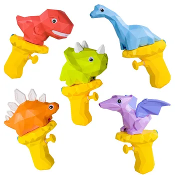 Cartoon 3D Dinosaura Vodné Pištole Vonkajšie Pláži Hračka Pre Chlapcov Deti Plast Sprej Blaster Zbraň, Pištoľ Baby Sprcha Hračky Plávanie Hra