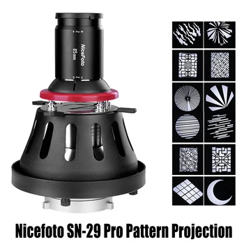 Nicefoto SN-29 Pro Profesionálnych Optických Snoot Vzor Projekcie pre Nicefoto Aputure Bowens Mount Fotografie svetlo a Objektív