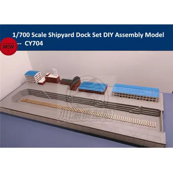 1/700 Rozsahu Lodenice Lodenici Diorama Platformu DIY Nastaviť Drevené Montáž Modelu Auta patrí Drevených Stavieb CY704 Veľké