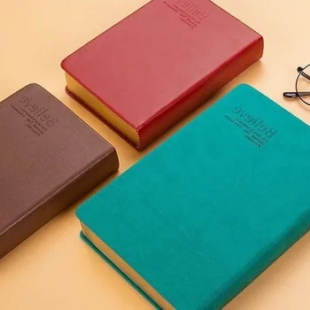 A5/A6 Kožený Retro Notebook 600 Stránok Pribrala Prázdne Maľovanie Sketchbook Ručne maľované Bielom Papieri Ručne Účet poznámkový blok