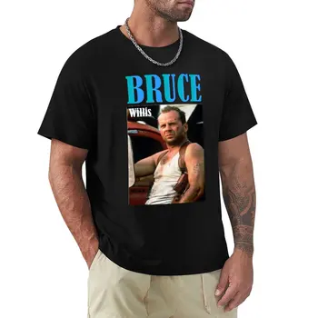 Bruce Willis T-Shirt potu tričko zábavné tričká Nadrozmerné t-shirt nadrozmerné t shirt mužov