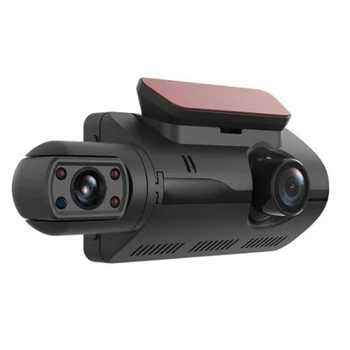 3-palcový Auta DVR Kamera Dash Cam Dual Nahrávať Video Rekordér Dash Kamera 1080P Nočné Videnie Parkovanie Monitorovanie DashCam