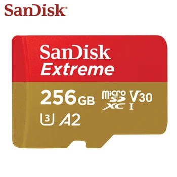 Pôvodné SanDisk Extreme 128 GB Micro SD Karta 256 GB UHS-I Kartami Memory Card 32GB 64GB A2 U3 Triedy 10 512 gb diskom 1 tb TF Karty Microsd