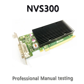 1PCS Nové LP Profile NVIDIA Quadro NVS300 512M DDR3 PCIE NVS 300 Grafika grafická Karta s DM559 Kábel