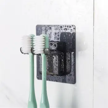 Zubná kefka Plastový Držiak na Stenu Silné únosnosti Č Dierovanie Wc Non-perforované Kúpeľňa Dodávky Jednoduché