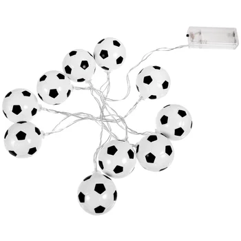 Deti Futbal Svetlá String String Svetlá Futbal Atmosféru Ľahké Športové Tému Party Svetlá Futbal Dekoratívne Ozdoby