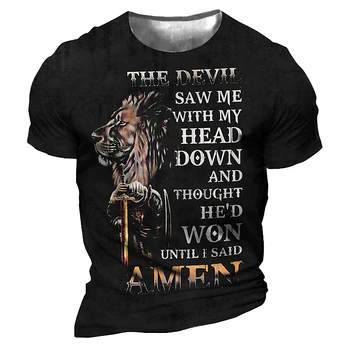 Samuraj Rytieri Templar T-shirt Pre Mužov 3d Tlač Európska/americká Ulica Vintage Krátky Rukáv T Shirt Mužov Topy Tees Tričko Muž