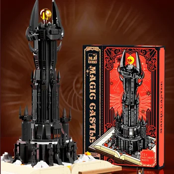 Kreatívne Klasické Filmové Krúžky Dark Tower MOC Budovy BlockThe Lorded Krúžkov Knihy Model Tehla Sady Zbierku Deti Hračka