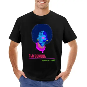Retro 90 old school hip-hop tričko a oblečenie custom design T-Shirt Estetické oblečenie čierne tričko pánske oblečenie
