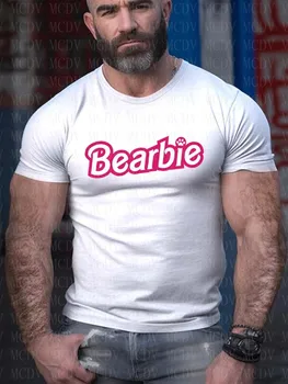 Pánske Bearbie Lgbt Pride T-Shirt Letné Tričká pre Topy Farebné Najlepší On Ho Otvor LGBT3D Vytlačené T Tričko