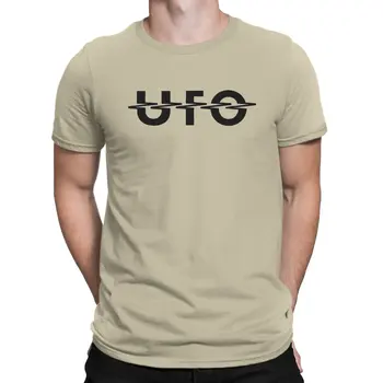 Muži Kapela Základné T Shirt Ufo Kapela 100% Bavlna Oblečenie Vintage Krátky Rukáv Crewneck Tees Narodeninám T-Shirts