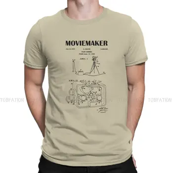 Fotoaparát Movie Maker T Shirt Módne pánske Tričká Letné Bavlnené Oblečenie Harajuku O-Neck Tričko