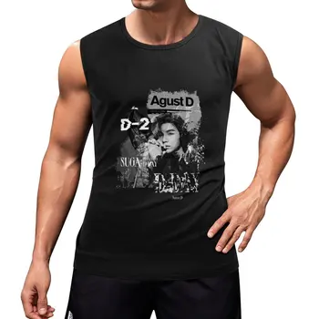 Nový Deň D Suga / Agust D Koncert Turné Tank Top Tank Top svalov t-shirt letné oblečenie pre mužov košele bez rukávov Top