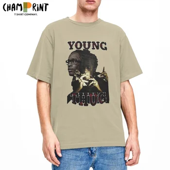 Rapper Hip Hop Mladý Kriminálnik T-Shirts Mužov Vintage 100% Bavlna Tee Tričko Kolo Golier, Krátky Rukáv T Košele Veľká Veľkosť Oblečenia