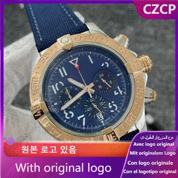 CZCP pánske Hodinky 904l z Nerezovej Ocele, Quartz hodinky 45mm-BR