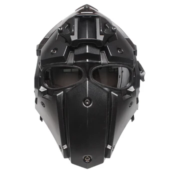 Taktické Ochranu Celotvárová Maska Airsoft Motocyklové Prilby Outdoor, Lov Multifunkčného Zariadenia