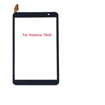 8 palcový dotykový displej Positivo T810 T810B Tablet Kapacitný Digitalizátorom. Snímač Vonkajšej Sklenené panely, Čierna 8 palcový fo