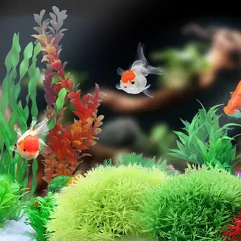 Podvodná Dekoratívne Realisticky morské Riasy, Voda, Tráva Akvarijné Rastliny pre akvárium Dekor, Zelená