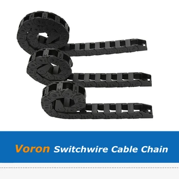 3ks/set Voron Switchwire Odnímateľný Kábel Pretiahnite Reťazca Univerzálne Plastové Otvorenie Typ Drôtu Reťaze Pre 3D Tlačiarne Diely