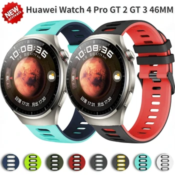 22 mm Silikónový pre Huawei Sledovať 4/4 Pro Popruh Náramok Smartwatch pre Huawei Sledovať samsung GT, GT2 GT3 Pro 46 mm Náramok Príslušenstvo