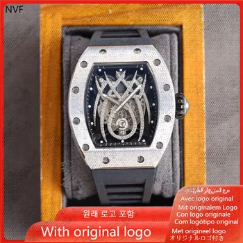 NVF pánske Hodinky 904l z Nerezovej Ocele, Automatické Mechanické hodinky 41mm-RM