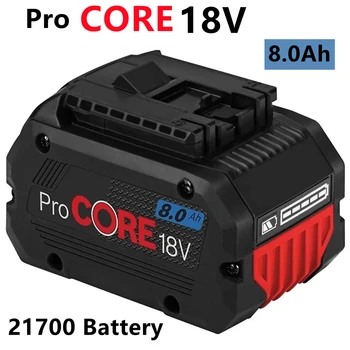 Nové Pro CORE 21700 18V 8000mAh Nabíjateľná Lítiová Batéria pre Bosch náradie BAT609 Náhradné Li-ion Batéria