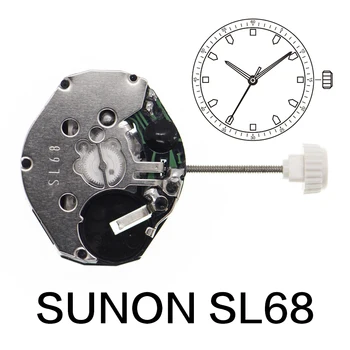 SL68 Quartz Hodinky Častí Opravy Doplnky Čínskej Sunon SL68 Pohyb Príslušenstvo Oprava Výmena Partswatch