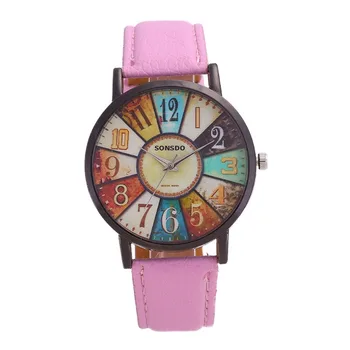 Dámske Náramkové Hodinky Dámske Unisex Luxusné Značky Retro Bežné Kožené Analóg Quartz Hodinky Hodiny, náramkové hodinky Reloj Mujer