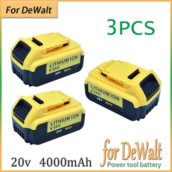 1~3KS 4000mAh 20V Pre Dewalt DCB200 Náhradná Batéria Kompatibilná s Pre Dewalt 20V Nástroje DCB182 DCB200 DCB609 Batérie