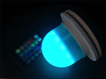 Farby Vodotesný LED Modul w/Remote Nabíjateľná Nočné Svetlo Nábytok Náladu Dekoratívne základné Svetlo Strany Osvetlenie 102mm