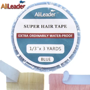 Ultra Podržte Parochňu Pásky Na predlžovanie Vlasov 1/3Inch 3Yard Dvojité Bočné Vlasy Páska na Vodotesné Silné Lepidlo Vlasy Pásky Pre Toupee/Čipky