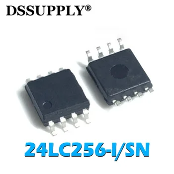 5 KS Nových Originál 24LC256-I/SN 24LC256-E/SN 24LC256 SOIC-8 Microcontroller Pamäťový Čip Elektronických Súčiastok